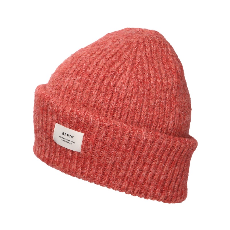 Barts Hats Owlet Recycled Beanie Hat – Red 1-Size