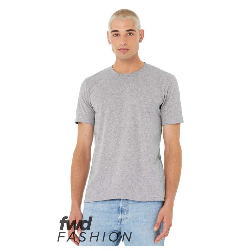 BELLA+CANVAS 3001RCY FWD Fashion Jersey Recycled Organic Tee Solid White Blend XS