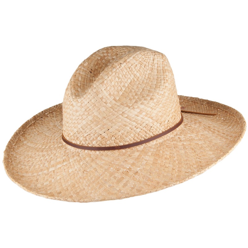 Brixton Hats Jenna Fedora Sun Hat – Natural S