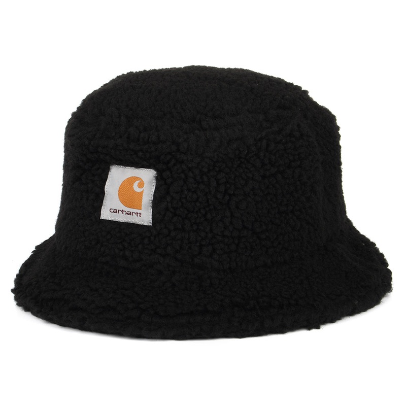 Carhartt WIP Hats Prentis Pile Fleece Bucket Hat – Black Small/Medium
