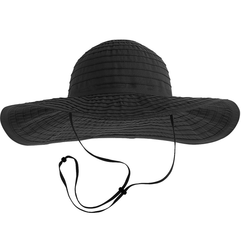Emma Featherweight Ribbon Hat Black 1SFM