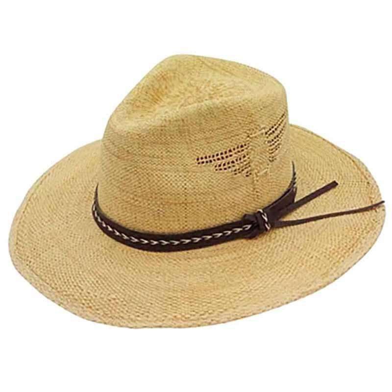 Fine Handwoven Bangora Straw Panama Hat Natural Medium (57 cm)
