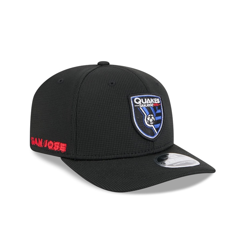 San Jose Earthquakes 2025 Jersey Hook 9SEVENTY Stretch-Snap Hat One Size