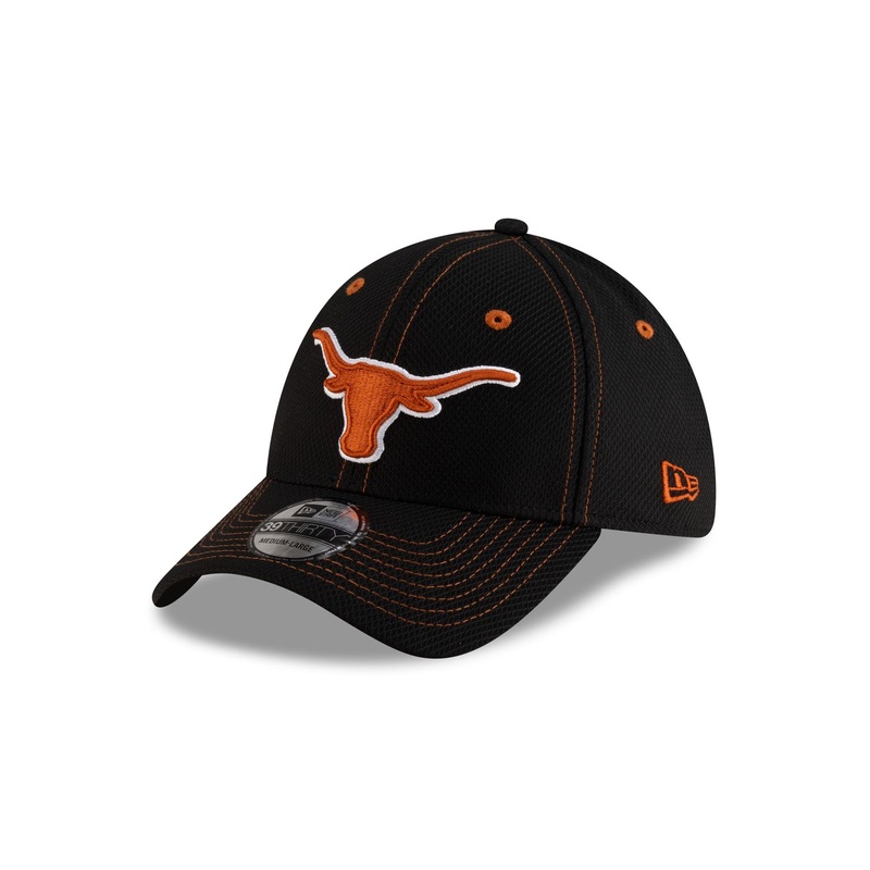 Texas Longhorns Black 39THIRTY Stretch Fit S/M