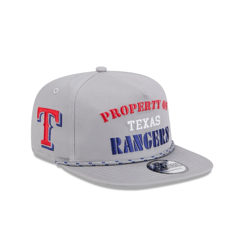 Texas Rangers Vintage Gray Rope Golfer Hat One Size