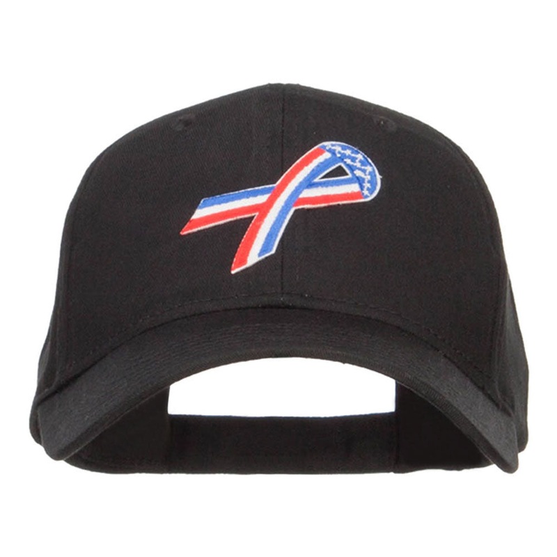 Awareness Ribbon Patched Low Profile Cap Black One Size