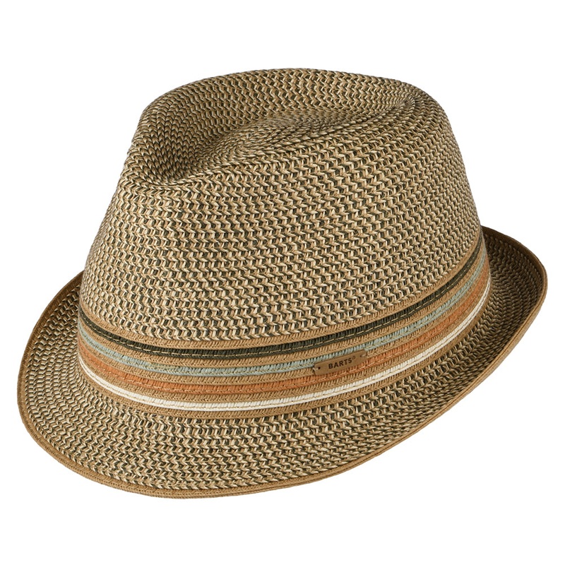 Barts Hats Fluoriet Summer Trilby Hat – Khaki Medium/Large