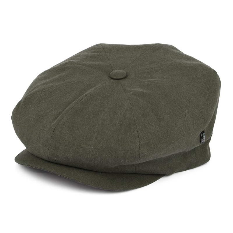 City Sport Washed Cotton Newsboy Cap – Olive S