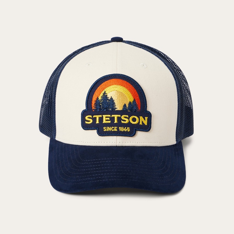Cream Sunset Trucker Cap Cream O/S