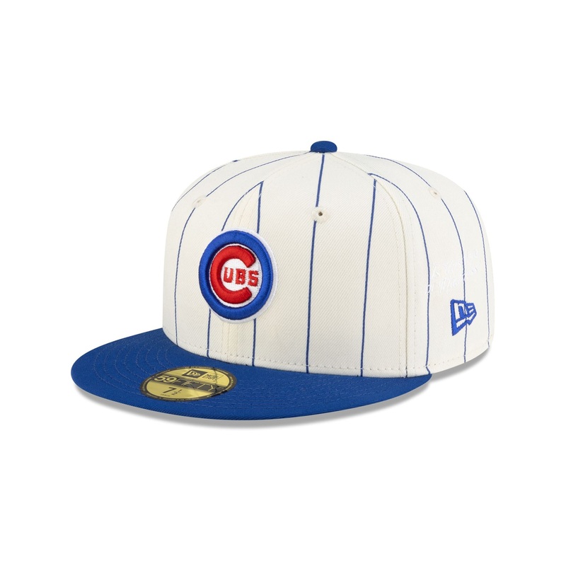 Diet Starts Monday x Chicago Cubs Pinstripe 59FIFTY Fitted Hat 7