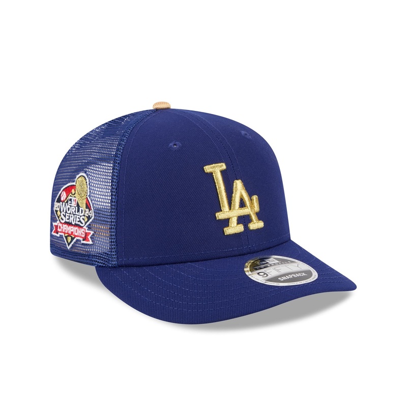 Los Angeles Dodgers Gold Collection Low Profile 9FIFTY Trucker Hat One Size