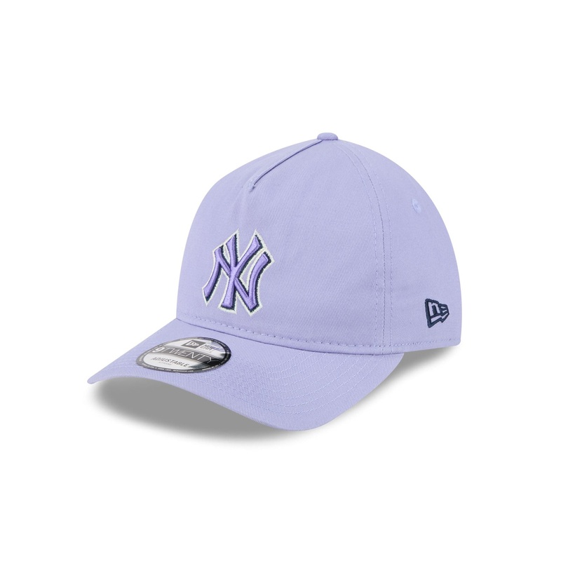 New York Yankees Lavender 9TWENTY A-Frame Adjustable Hat One Size
