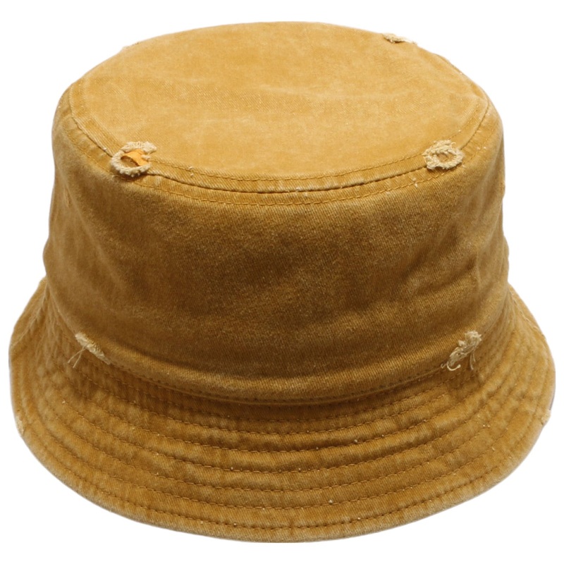 Pit Bull Cambridge PB170 Pigment Vintage Bucket Hat Black