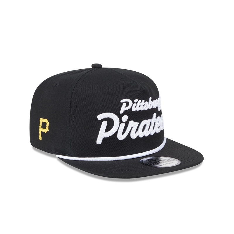 Pittsburgh Pirates Team Text Golfer Hat One Size