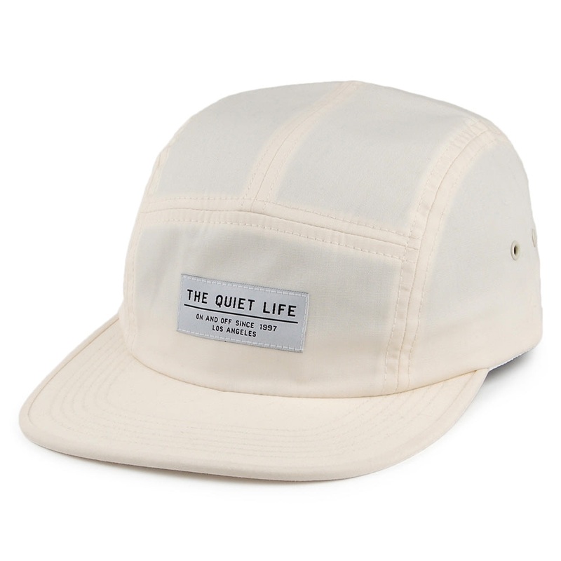 The Quiet Life Hats Foundation 5 Panel Cap – Oyster Adjustable