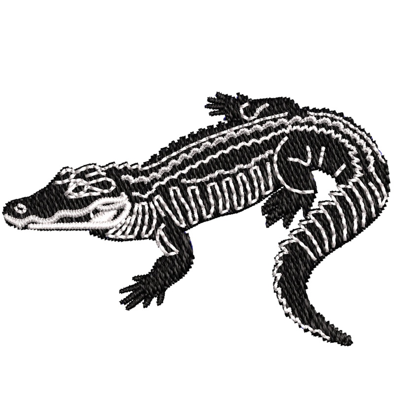 Alligator Silhouette Alligator Silhouette One Size