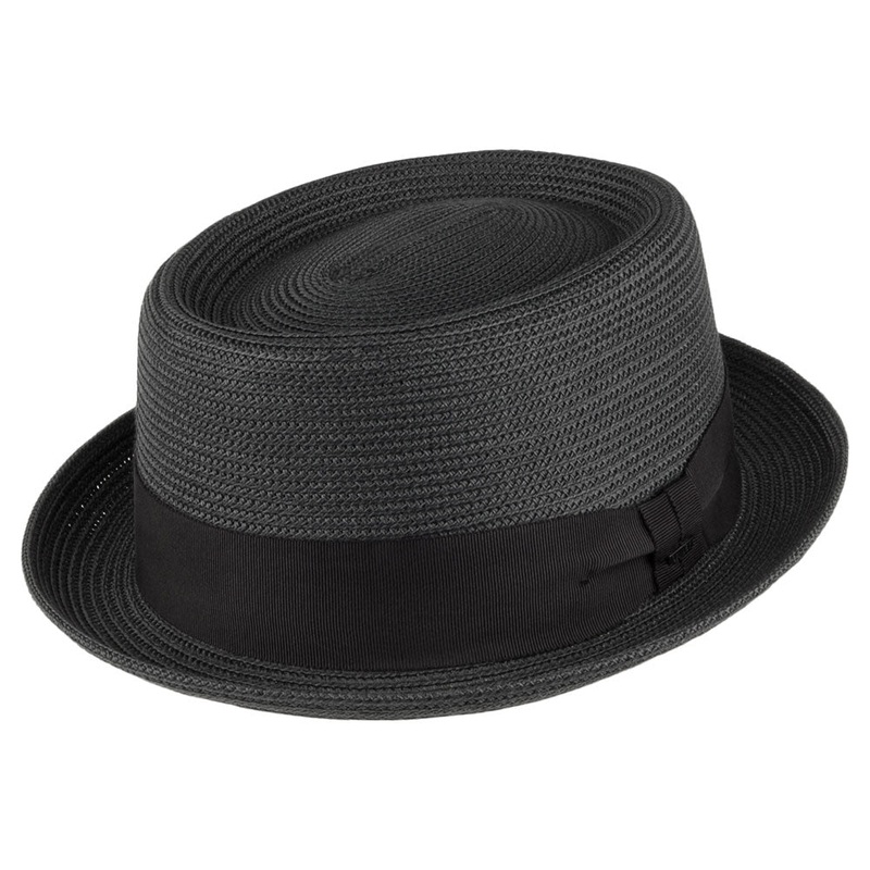 Bailey Hats Waits Pork Pie Hat – Black S