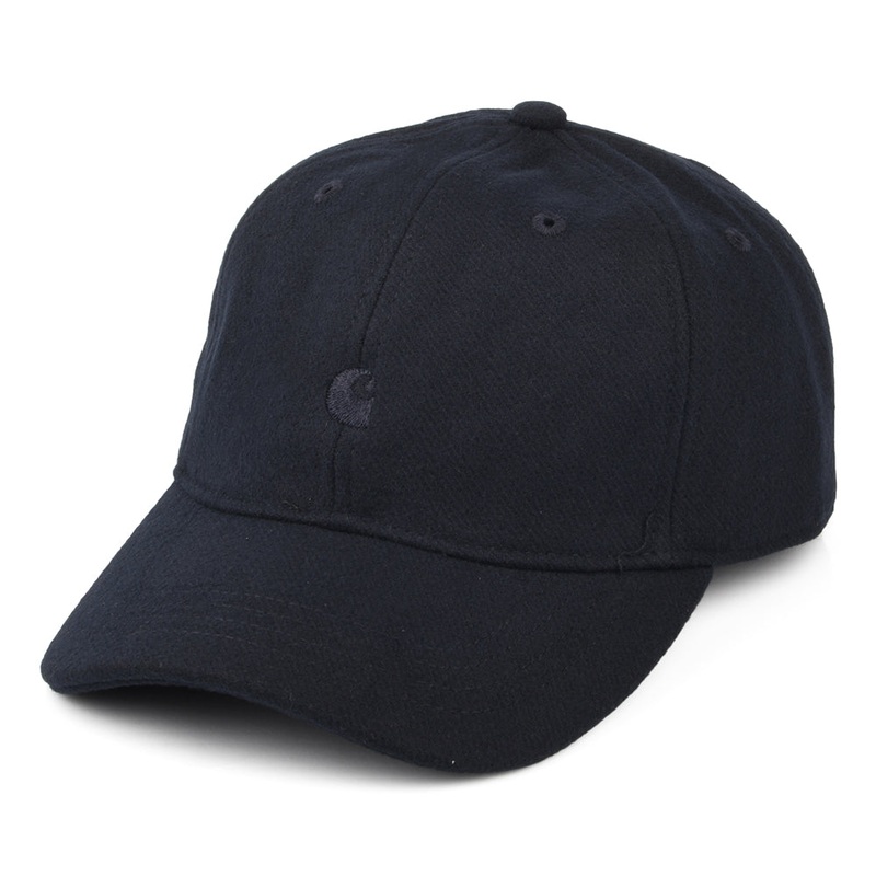 Carhartt WIP Hats Wiston Baseball Cap – Dark Navy Adjustable