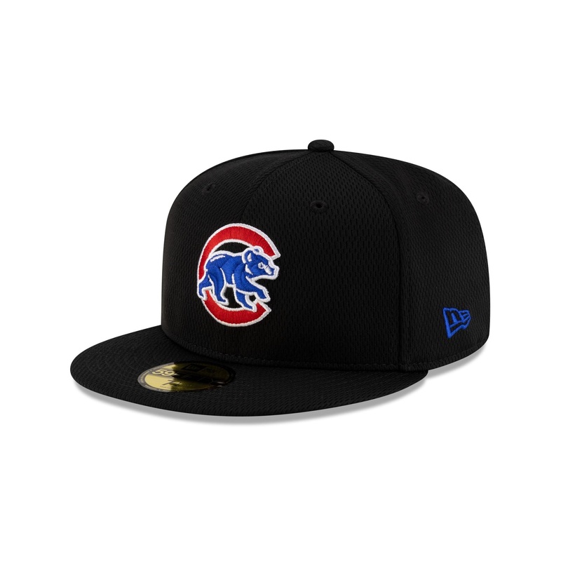 Chicago Cubs 2025 Clubhouse Alt Black 59FIFTY Fitted Hat 7