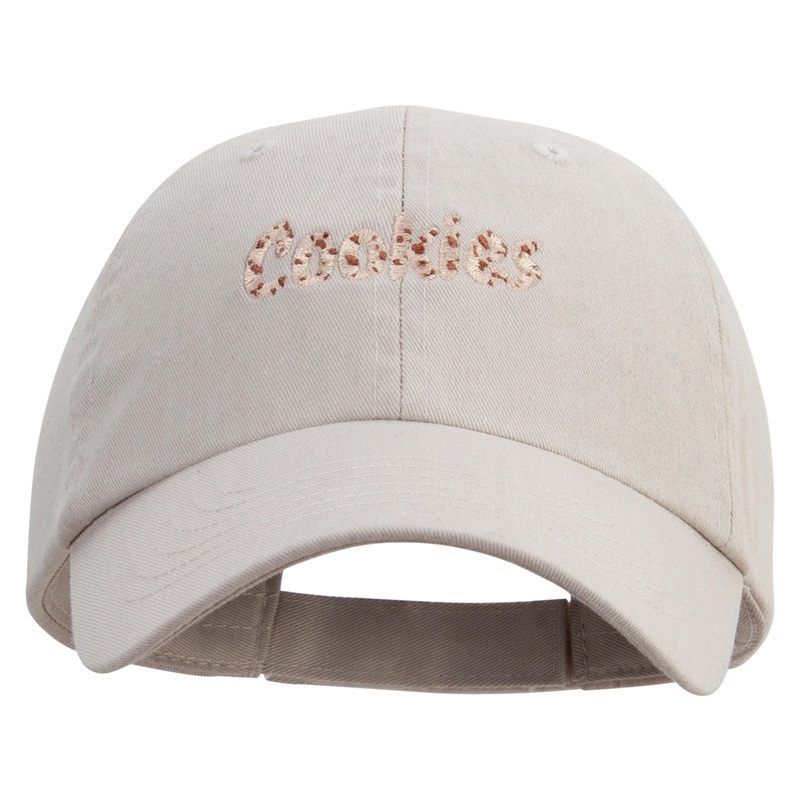 Cookies Embroidered Low Profile Pet Spun Washed Cap Stone One Size