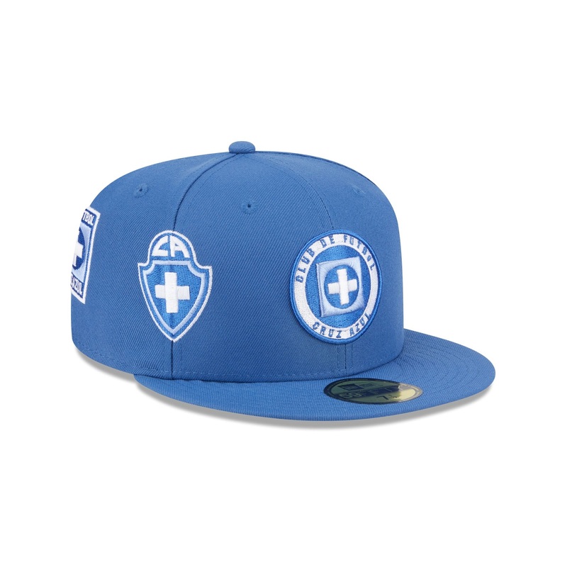 Cruz Azul Indigo 59FIFTY Fitted Hat 7