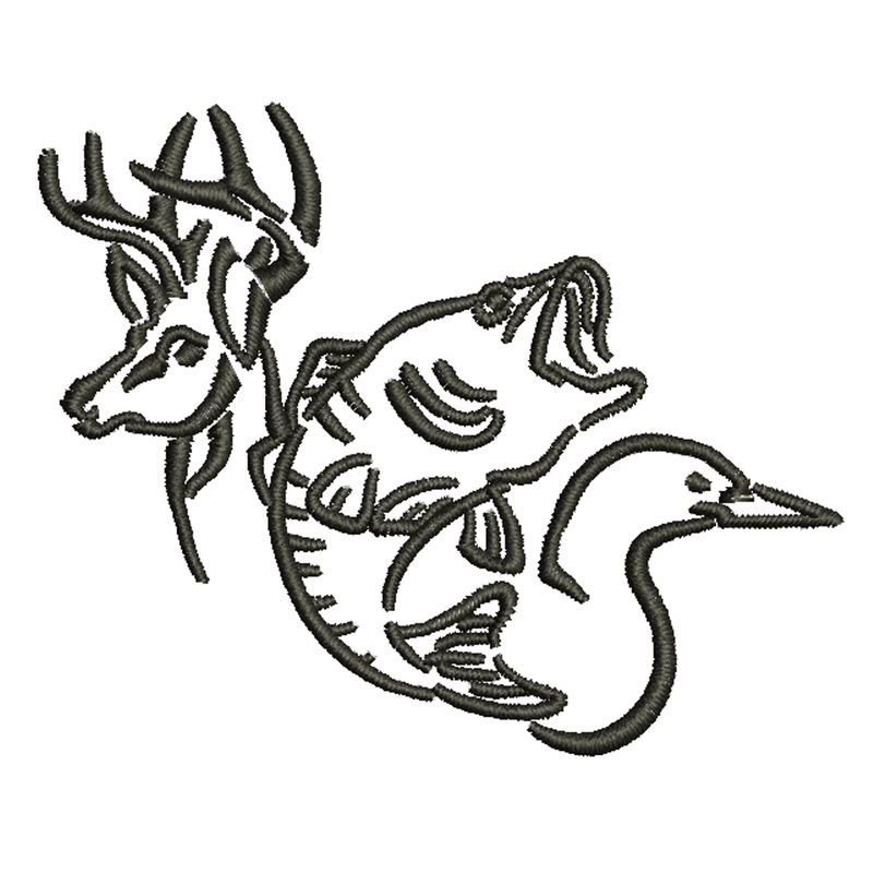Fish Duck Deer Symbol Default Title One Size