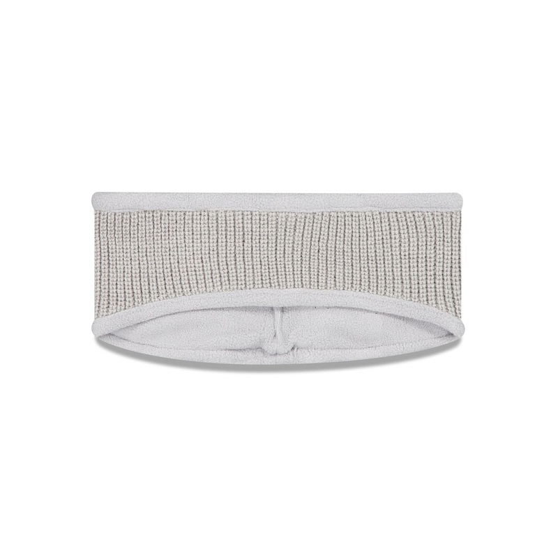 New Era Cap Gray Knit Ear Warmer One Size