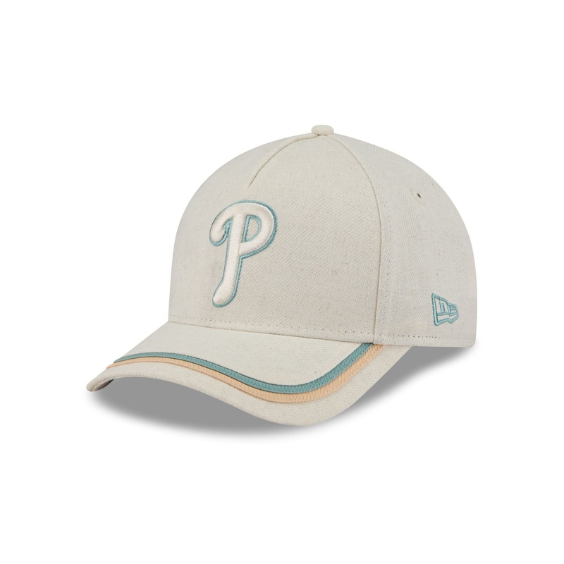 Philadelphia Phillies Neutral Hemp 9FORTY M-Crown A-Frame Adjustable Hat One Size