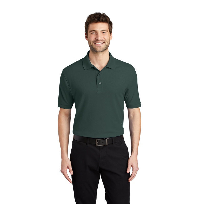 Port Authority K500 Silk Touch Polo – Dark Green Dark Green XS