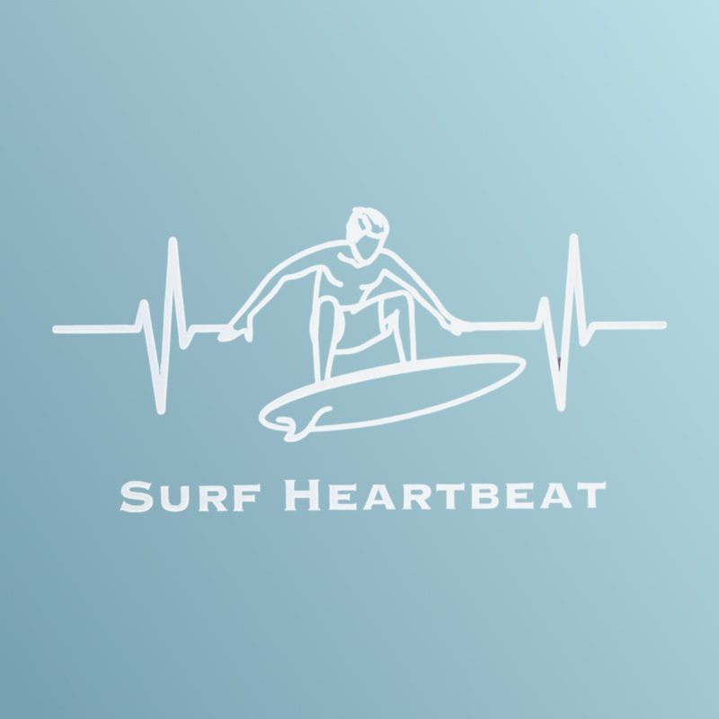 Surf – Sticker – Vinyl – White