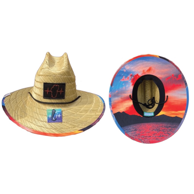 Tahoe Straw – Sun Hat – Sunset