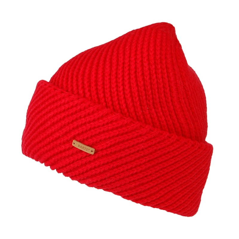 Barts Hats Reissy Chunky Beanie Hat – Red 1-Size