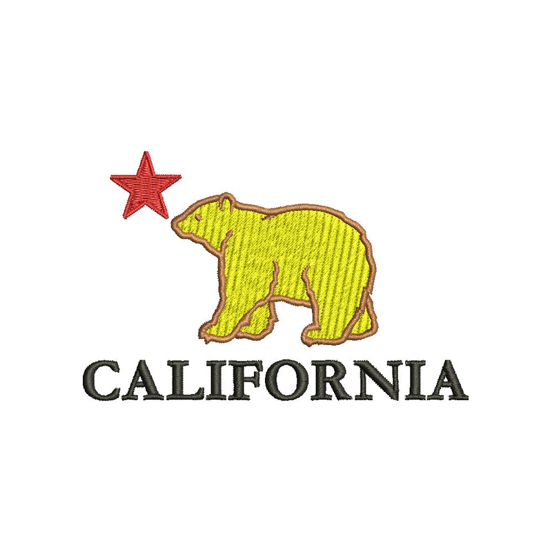 California Bear and star Default Title One Size