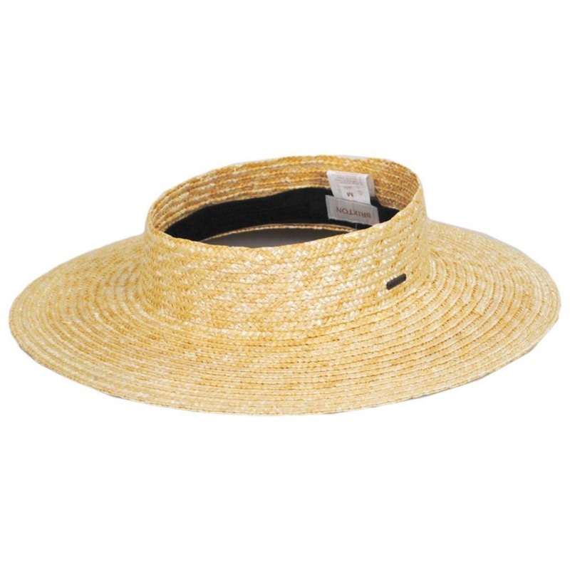 Joanna Wheat Straw Visor – Honey HONEY XS