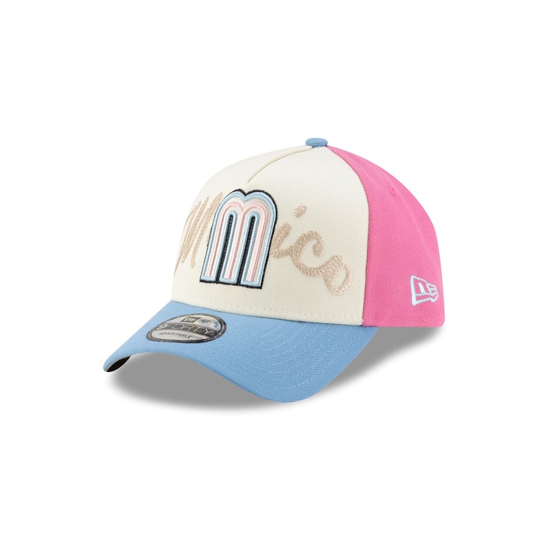 Mexico Baseball Pink 9FORTY A-Frame Snapback Hat One Size