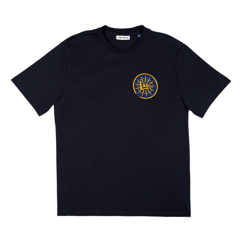 New Era Branded Landmark Navy T-Shirt S