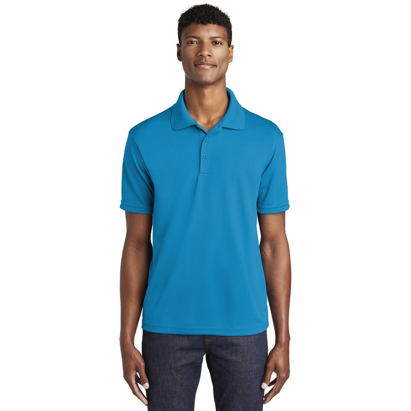 Sport-Tek ST640 PosiCharge RacerMesh Polo – Pond Blue Pond Blue XS