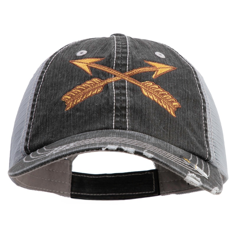 U.S. Army Special Forces Embroidered Low Profile Special Cotton Mesh Cap Black One Size