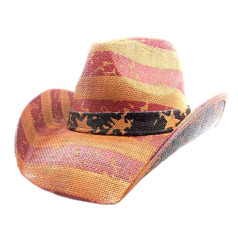 Vintage Brown USA Cowboy Hat – Milani Hats Blue