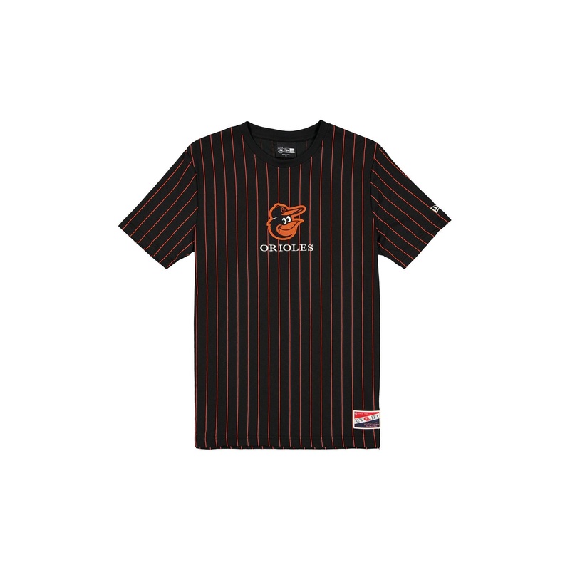 Baltimore Orioles Throwback Pinstripe T-Shirt S