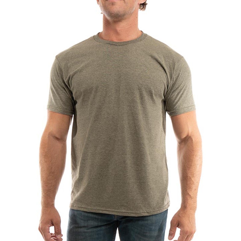 Bi-Blend Crew T-Shirt Sage Black Heather S