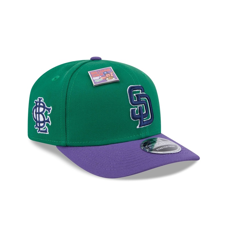 Big League Chew X San Diego Padres Ground Ball Grape 9SEVENTY Stretch-Snap Hat One Size