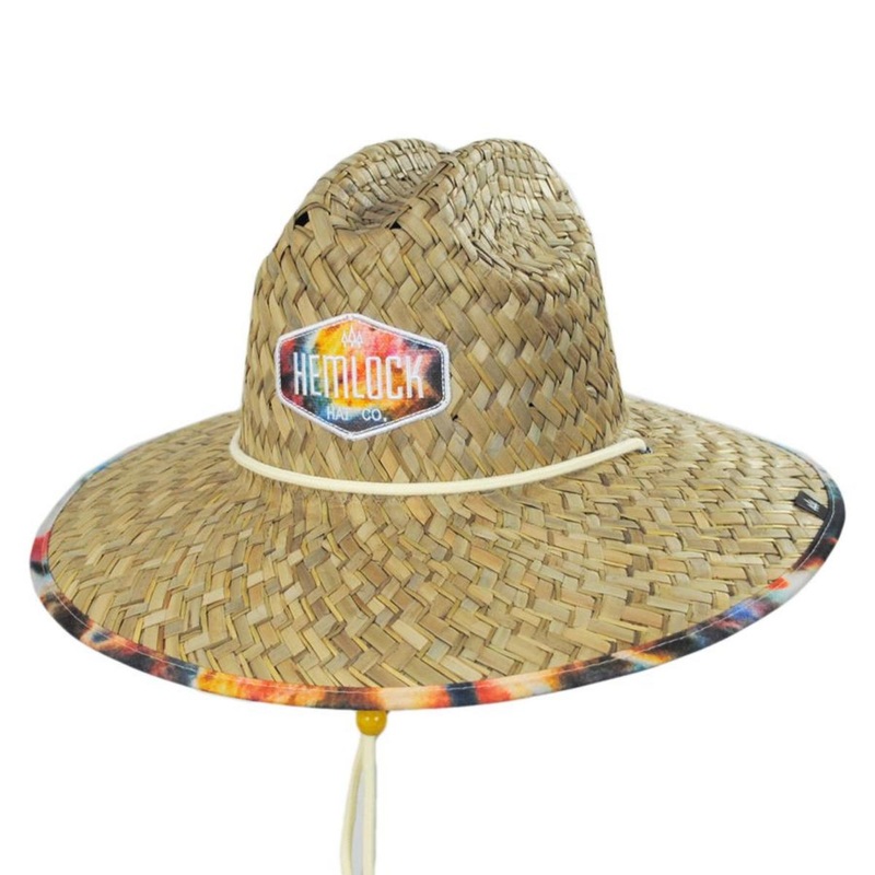 Bowie Straw Lifeguard Hat TAN ONE SIZE FITS MOST