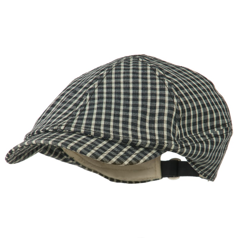 Checker 8 Quarter Ivy Cap Navy One Size