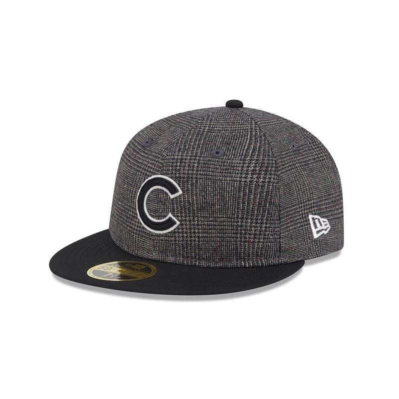 Chicago Cubs Plaid Retro Crown 59FIFTY Fitted Hat 7