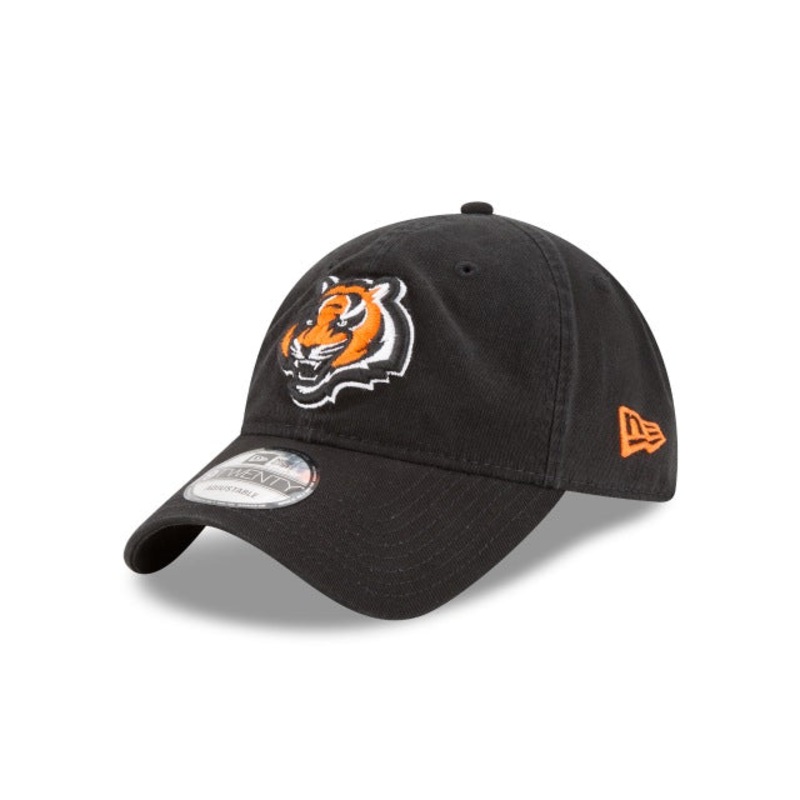 Cincinnati Bengals Core Classic Black 9TWENTY Adjustable Hat One Size
