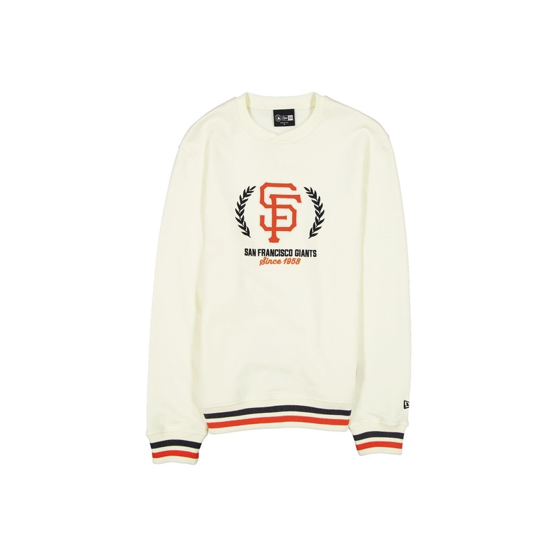 San Francisco Giants Throwback Chrome White Crewneck S