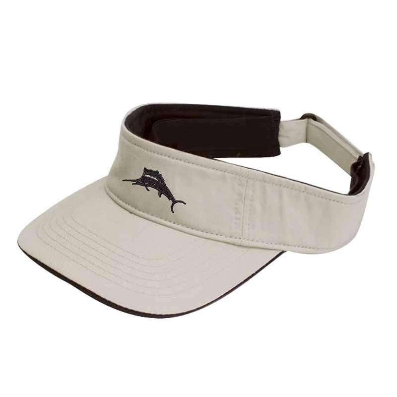Tommy Bahama Twill Golf Sun Visor Putty