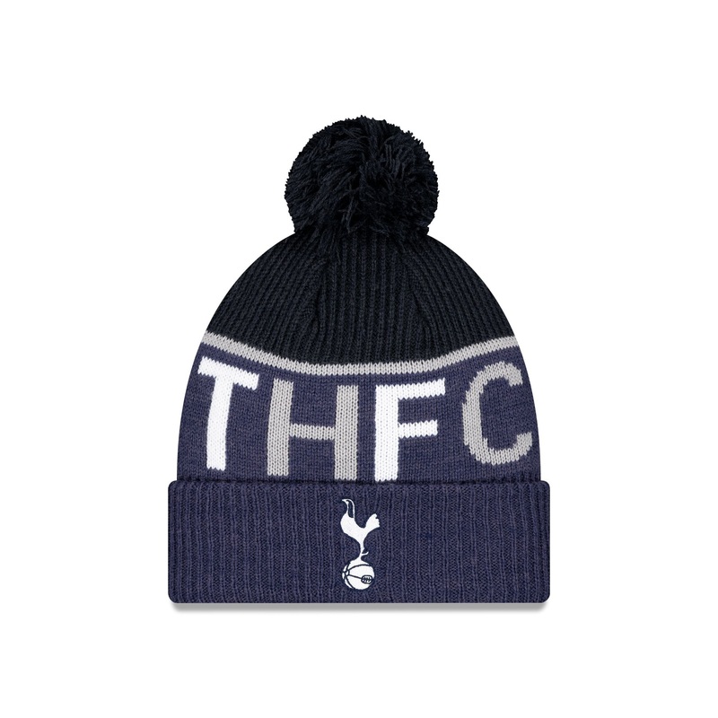 Tottenham Hotspur Sport Navy Pom Knit Hat One Size