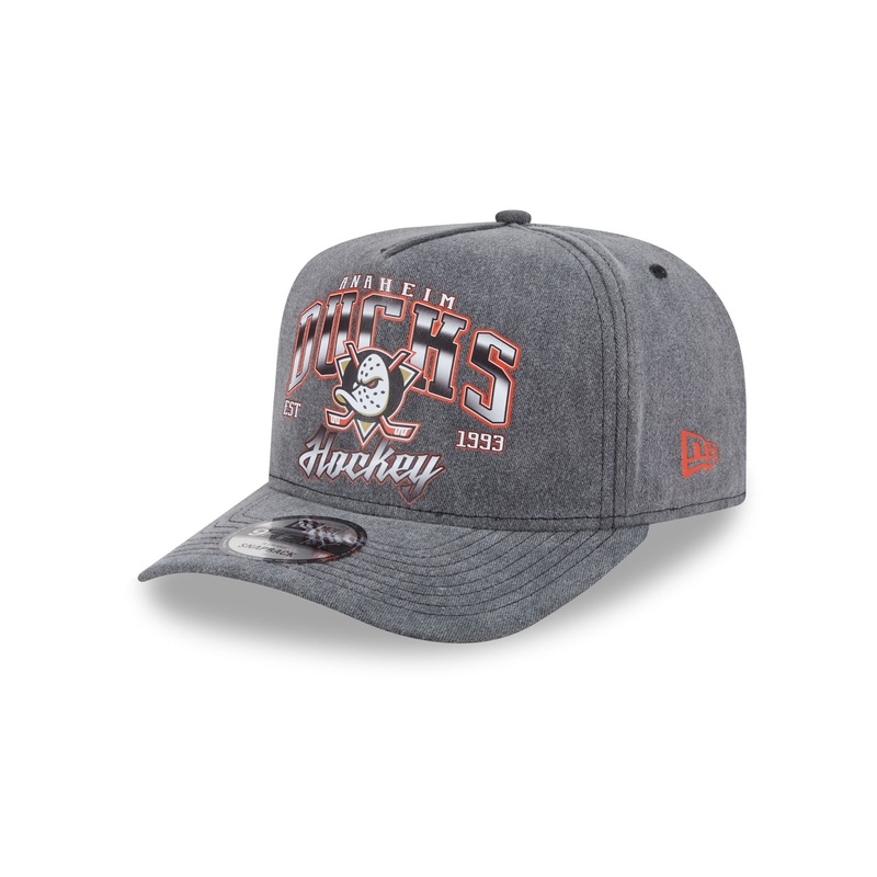 Anaheim Ducks Washed 9FIFTY A-Frame Snapback Hat One Size